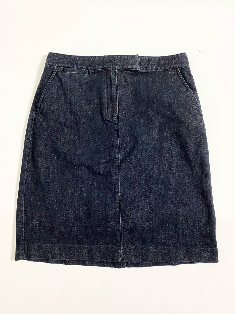 ✨NWOT✨Talbots | 90s Y2K VINTAGE Dark-Wash Denim Cotton/Spandex Pencil Skirt Sz 8